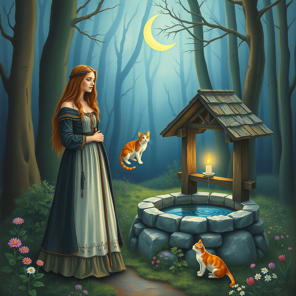 Hedgewitch Online Women's Circle. The West: Meet the Undines, beings of water.