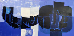 Blue woman