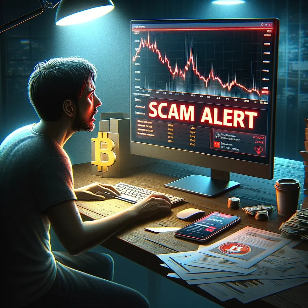 Arnaques aux cryptomonnaies
