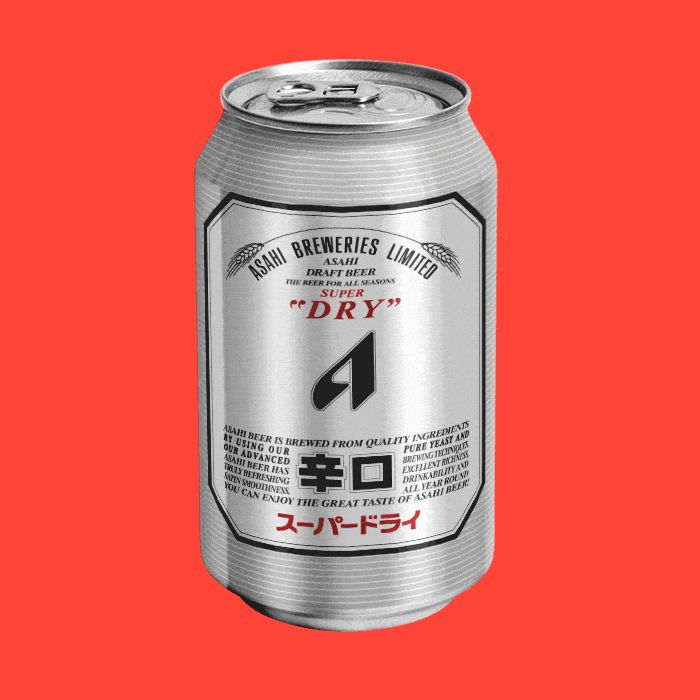 Asahi custom font design by Bret Syfert