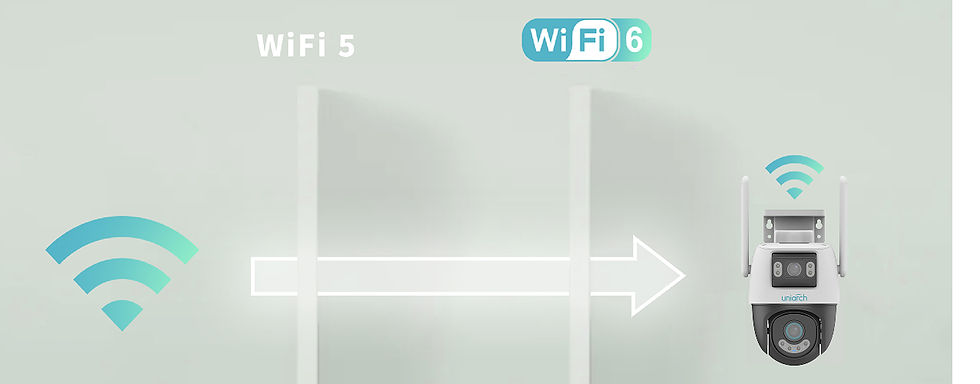 Miniatura: Camara WiFi Doble Lente Uniarch Uho-P2S-M33F34 | 6MP Exterior