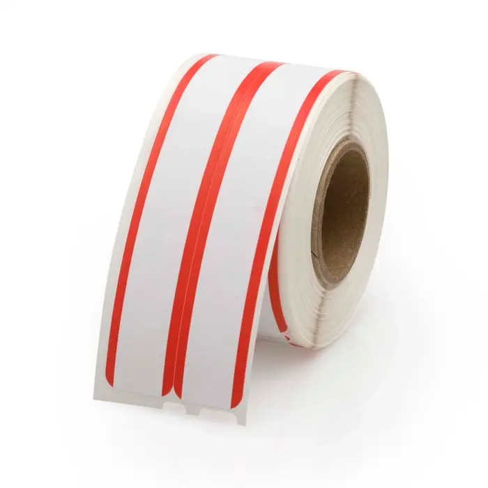 Rollo de 260 Etiquetas Termicas Borde Rojo 14x87mm 2UP Dymo 450 30276 | DYMO