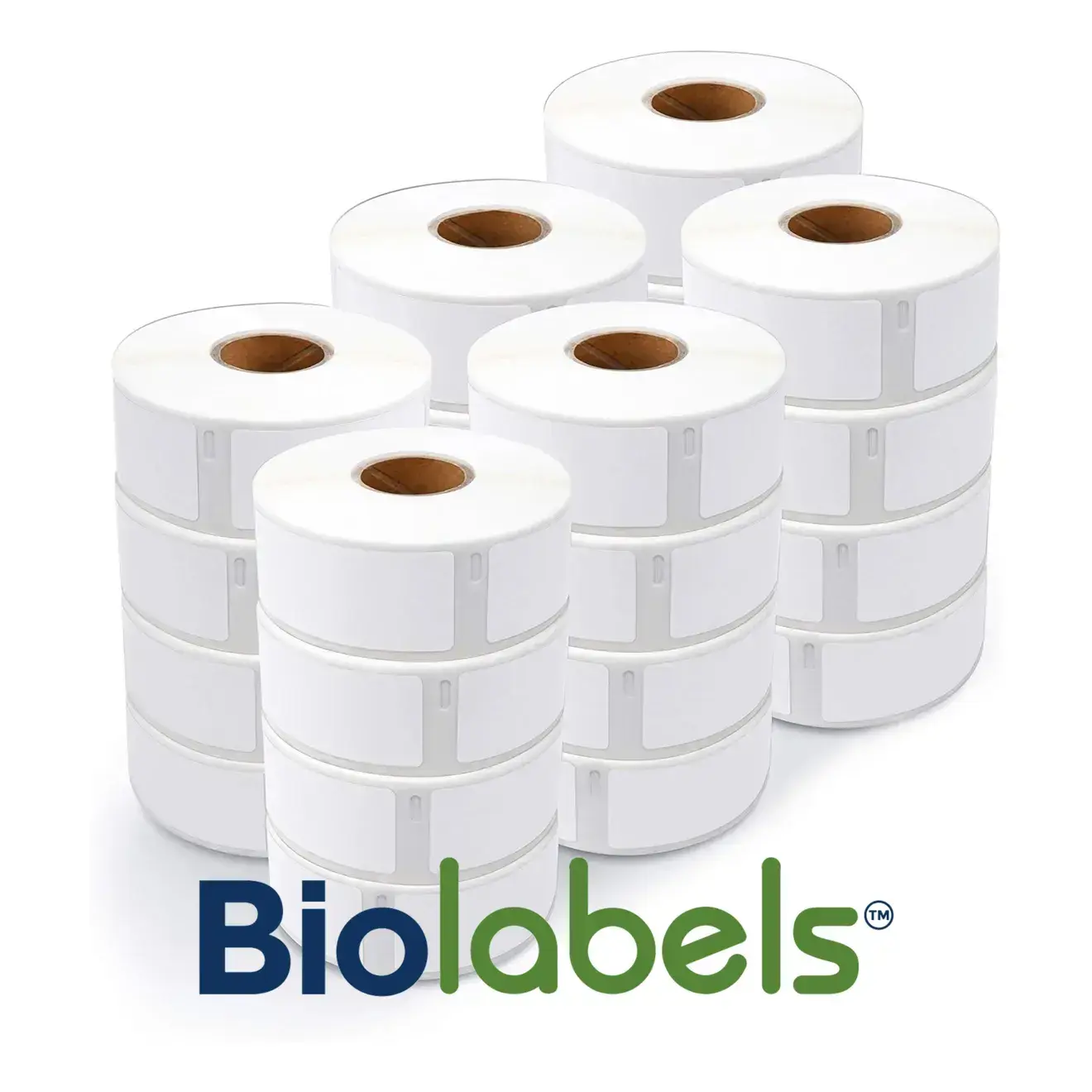 DYMO 30252 24 Rollos de 350 Etiquetas 28x89mm para DYMO 450 | BIOLABELS