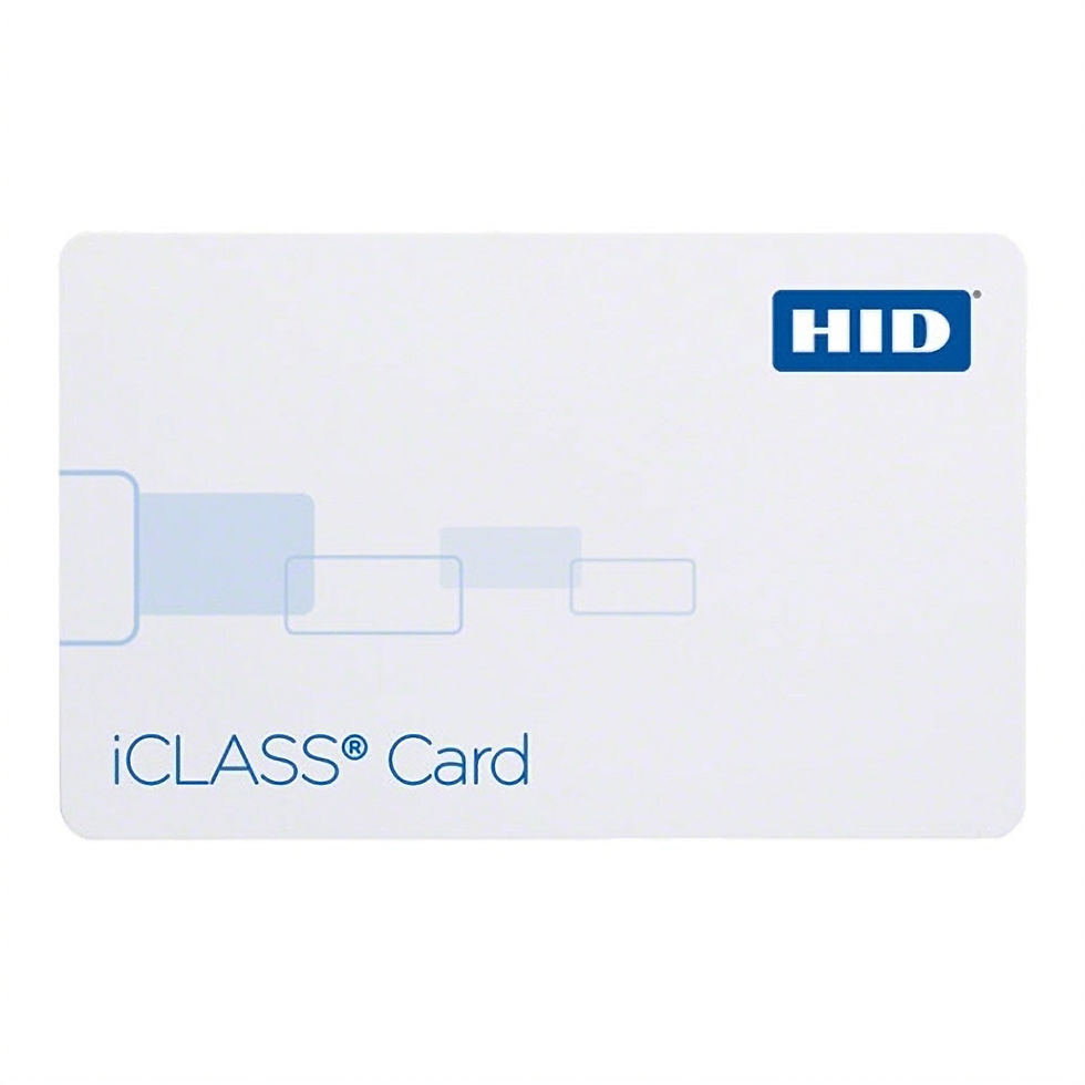 5 Tarjetas iClass ISO 2K FC y Consecutivo personalizado 2000CGGNN | HID