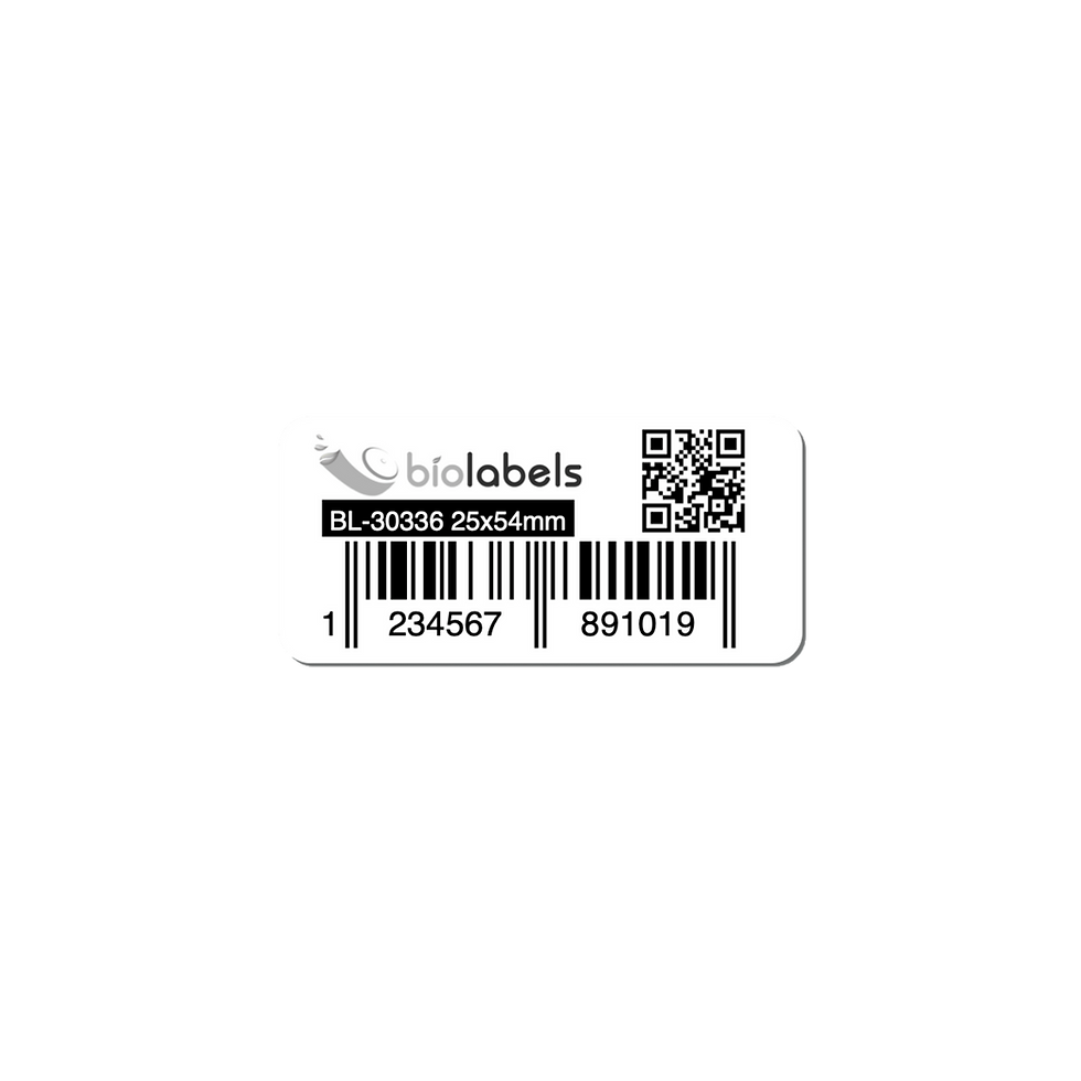 Miniatura: Combo 24 Rollos BIOLABELS BL-AM30336-3 | 25x54mm Compatible Dymo 30336