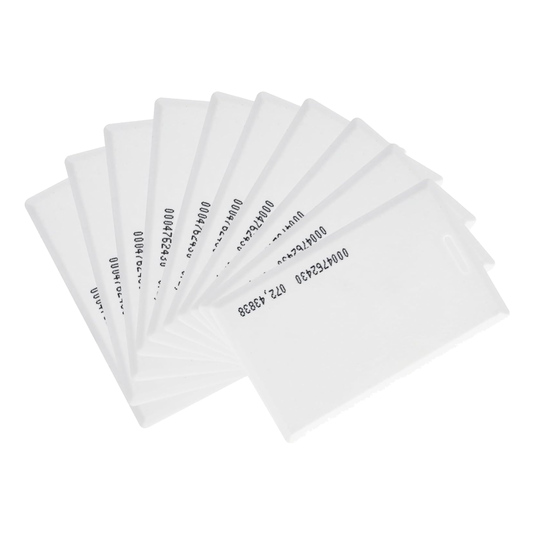 10 Tarjetas de Proximidad Gruesas 125 KHz numeracion Impresa AX-EM4100 | AXCSS