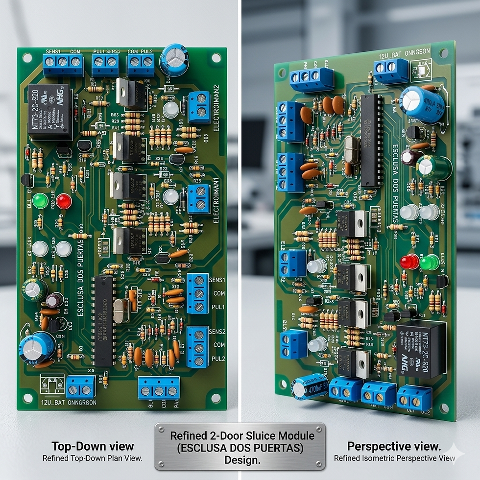 Tarjeta de Esclusa AXCSS AX-IL02 | Control de Acceso para 2 Puertas