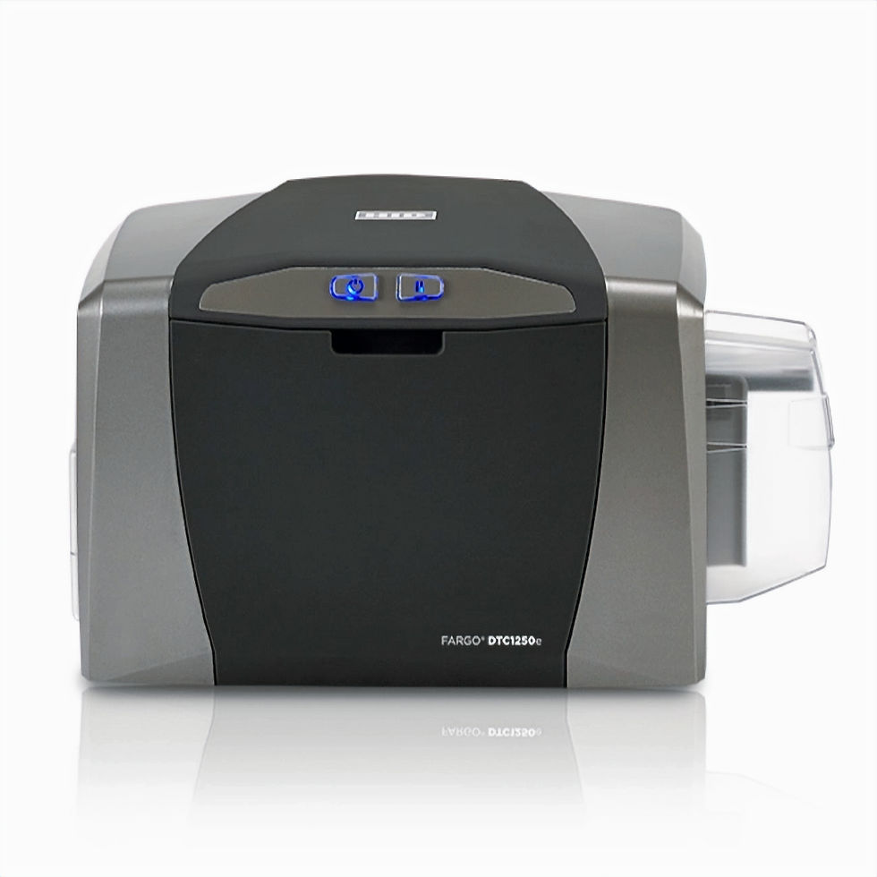 Impresora de Tarjetas CarnetPVC + Cinta + Software | Kit HID Fargo DTC1250e