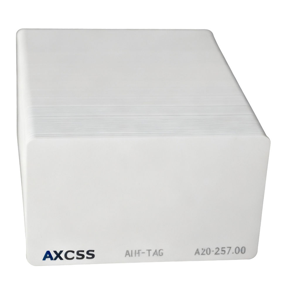 Tarjeta Tag UHF AXCSS AX-TTAG Largo Alcance (Pack x25) | Chip Alien H3