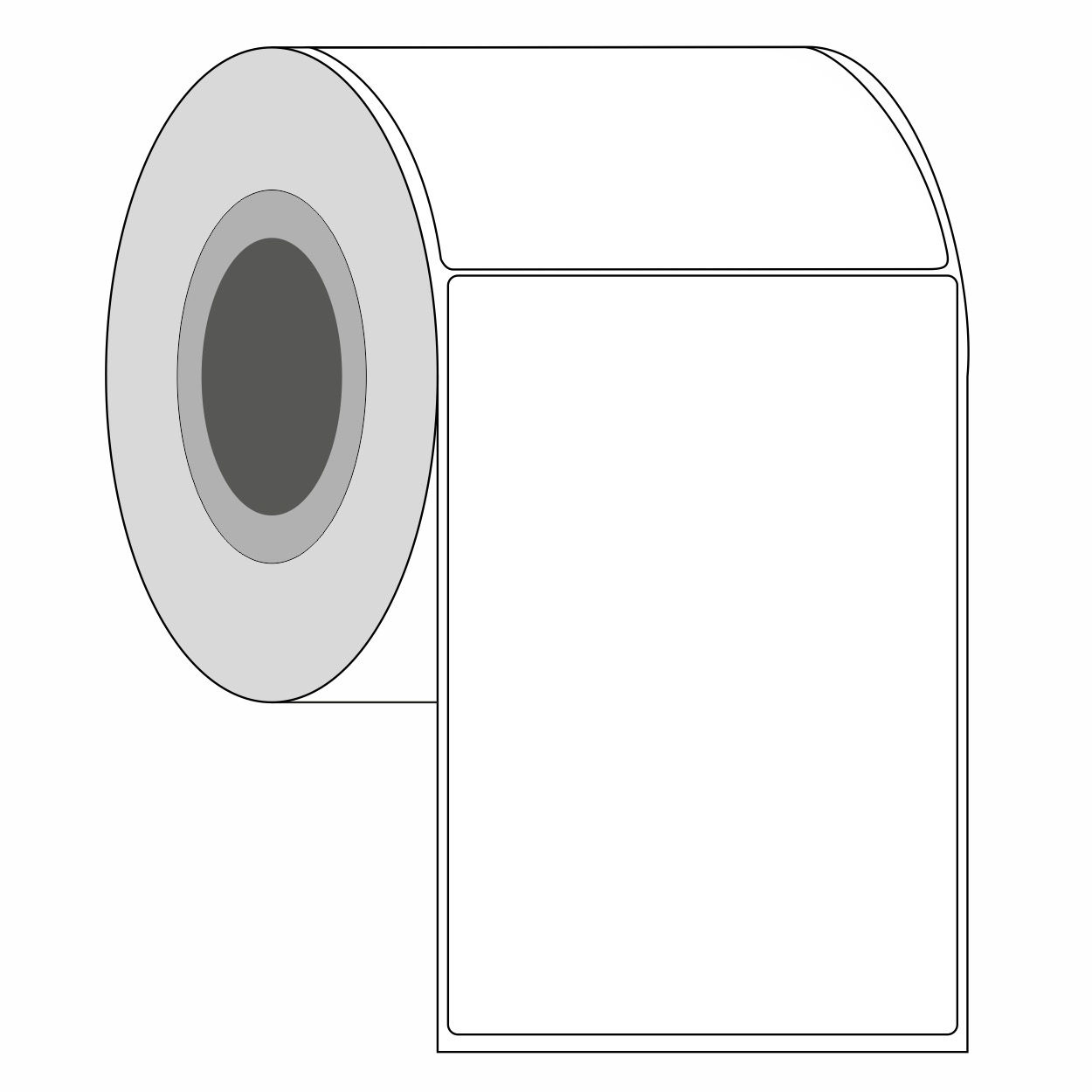 Rollo de 1000 Etiquetas TT Blancas 100X150mm Transferencia Térmica | BIOLABELS