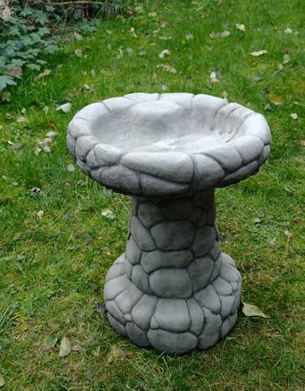 Concrete garden ornament Bastion bird bath