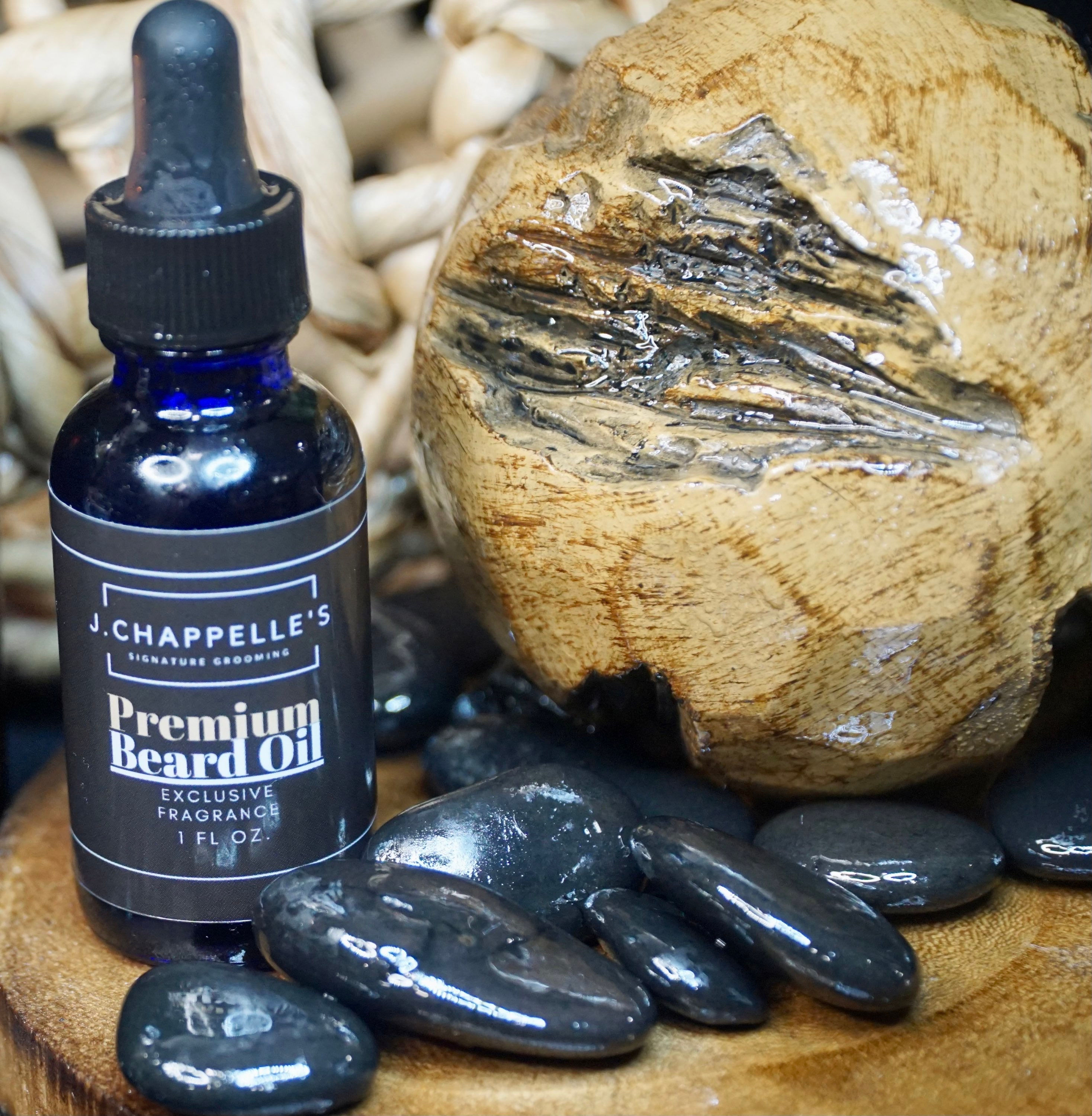 J.Chappelle's Premium Beard Oil 1.Oz Exclusive (Black Label)