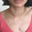 Thumbnail: Gemstone Necklace - Aqua Chalcedony