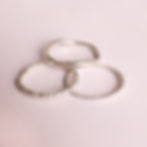 sterling silver stacking ring set