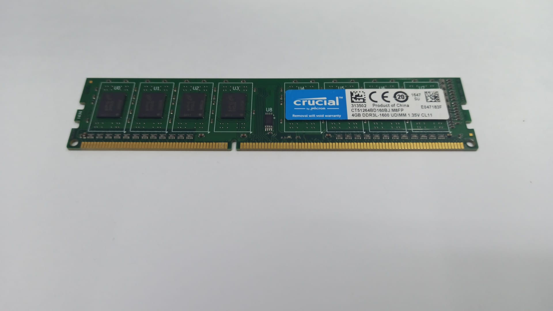 Crucial 4GB DDR3 1600MHz Orijinal Çıkma Masaüstü RAM