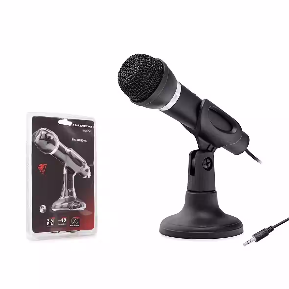 Hadron HD554 MİKROFON PC AUX 3.5MM 2 BOĞUMLU