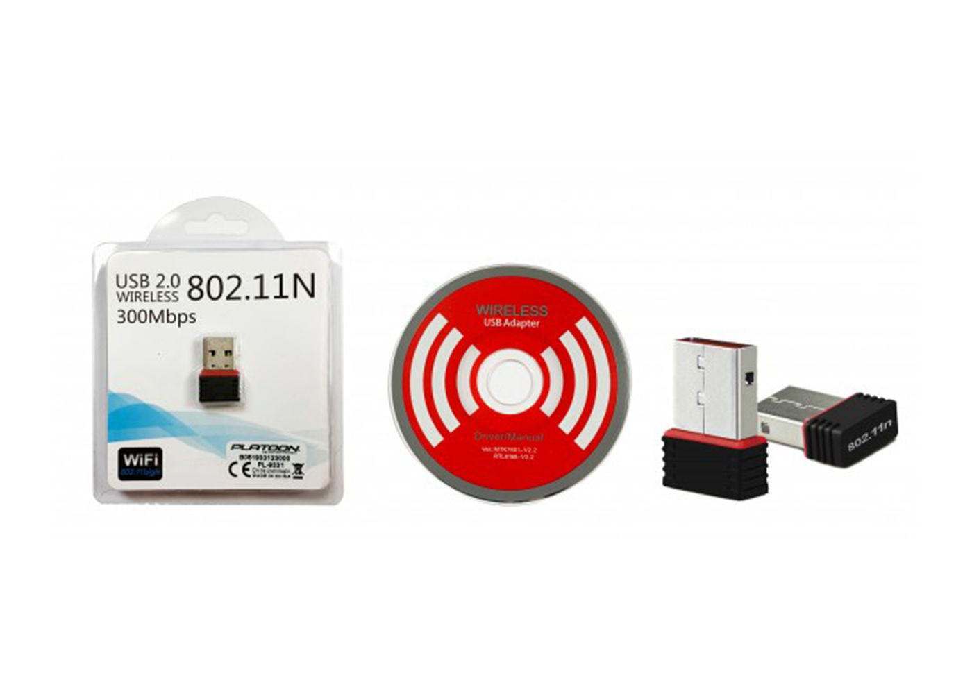 Platoon Pl-9331 300 Mbps Usb 2.0 Antensiz Wireless Adaptör