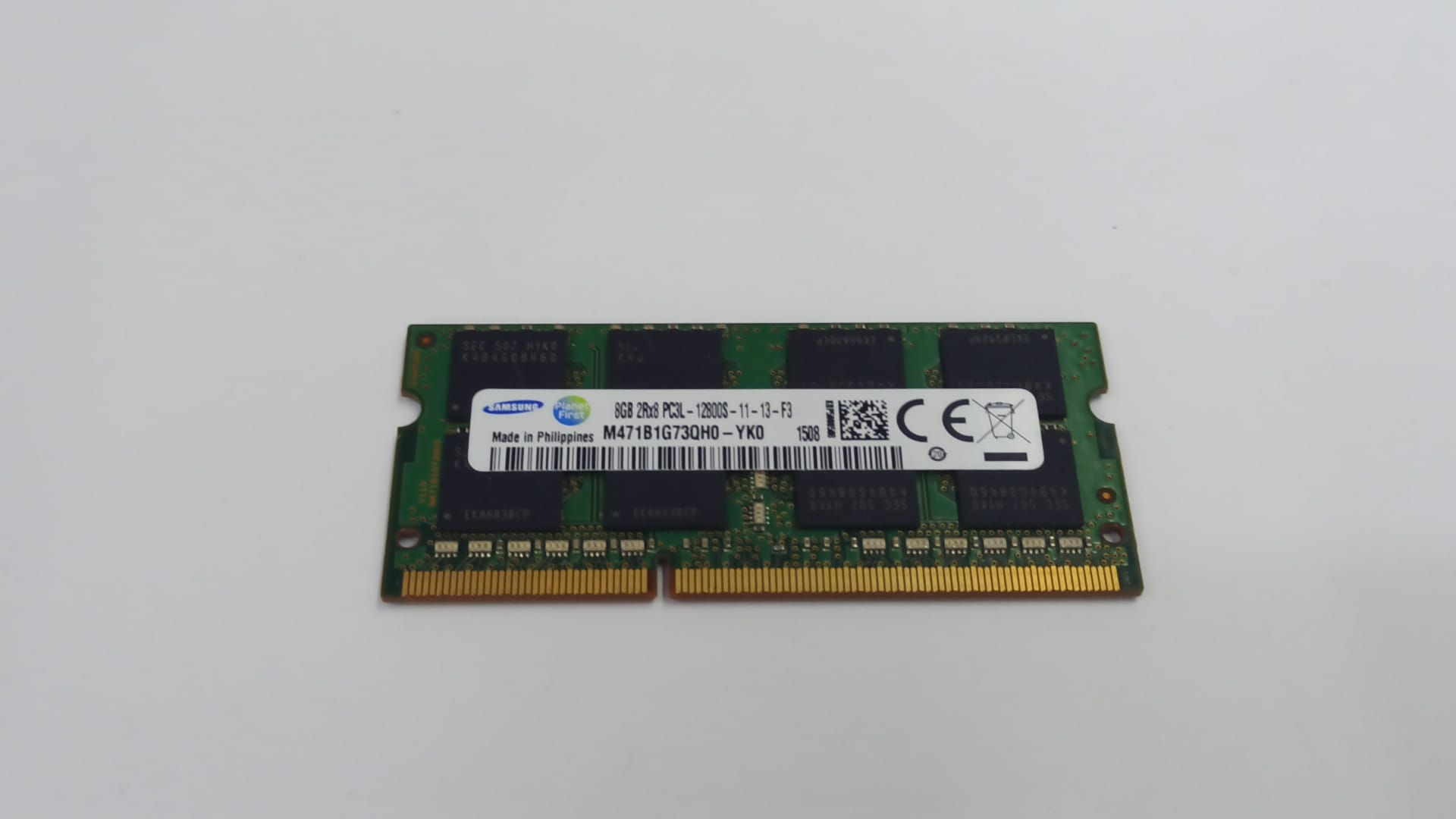 Samsung M471B1G73QH0-YK0 Org Çıkma 8GB DDR3L 1600MHz PC3L-12800S Notebook Ram