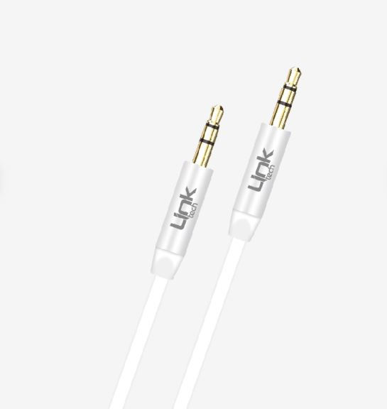 A585 1000mm Silikon 3.5mm AUX Kablosu