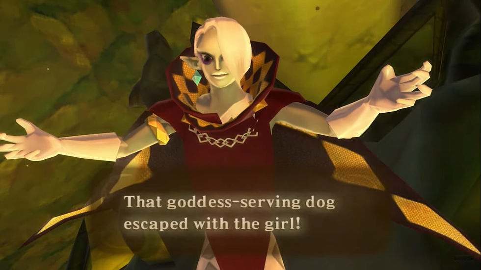 I’ve always loved Ghirahim’s awkward nickname for Impa