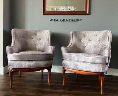 set of vintage gray chairs.JPG