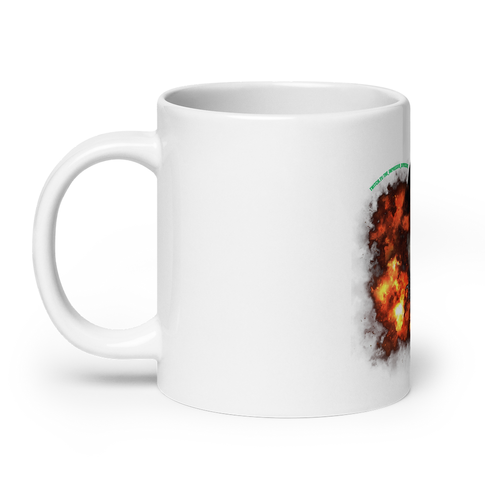 Thumbnail: Action Pup - White glossy mug