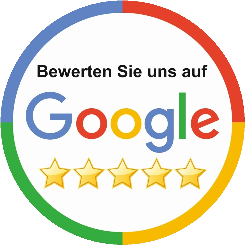 Business Aufkleber · Bewerten Sie uns auf Google