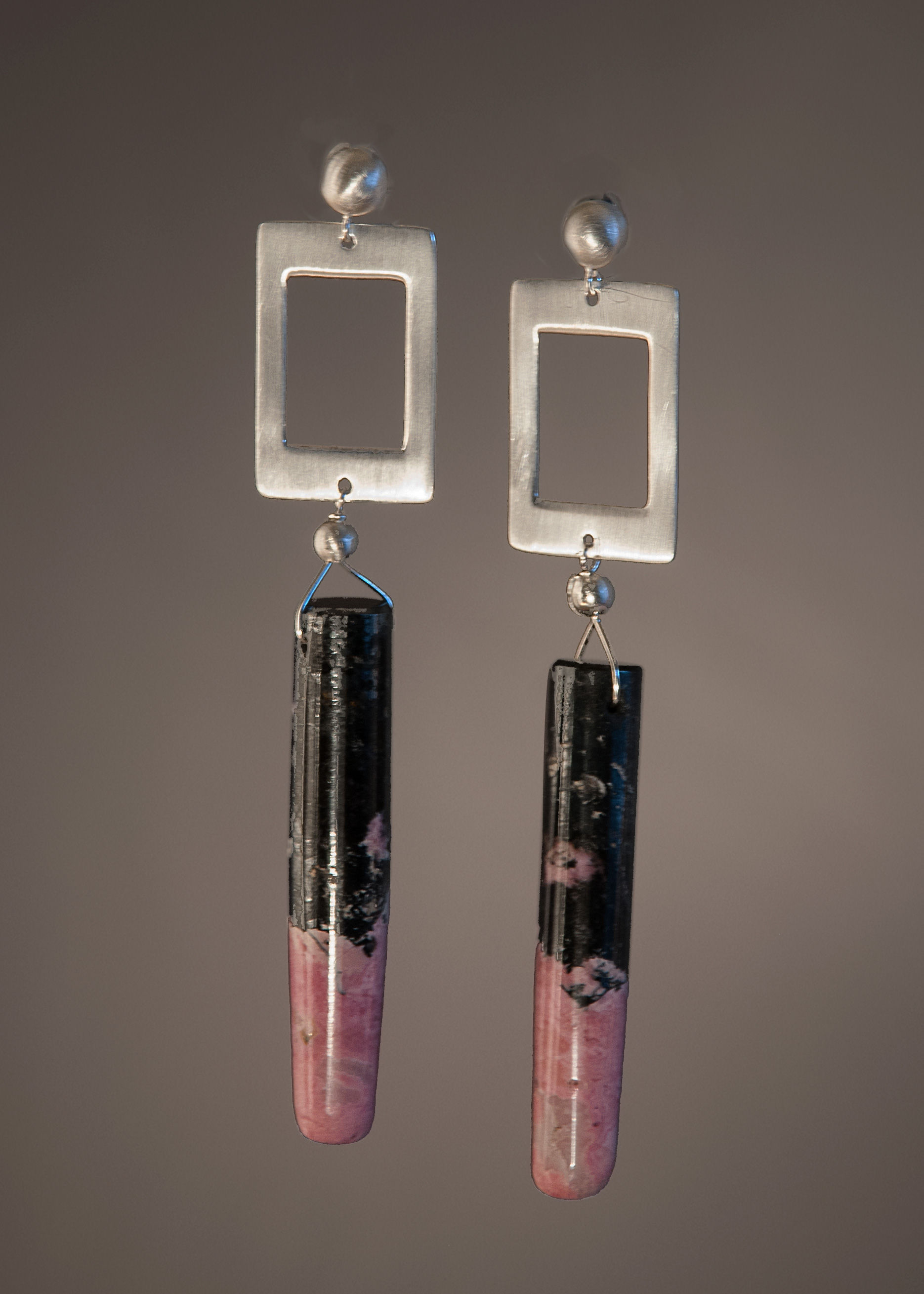 Rhodinite Earrings