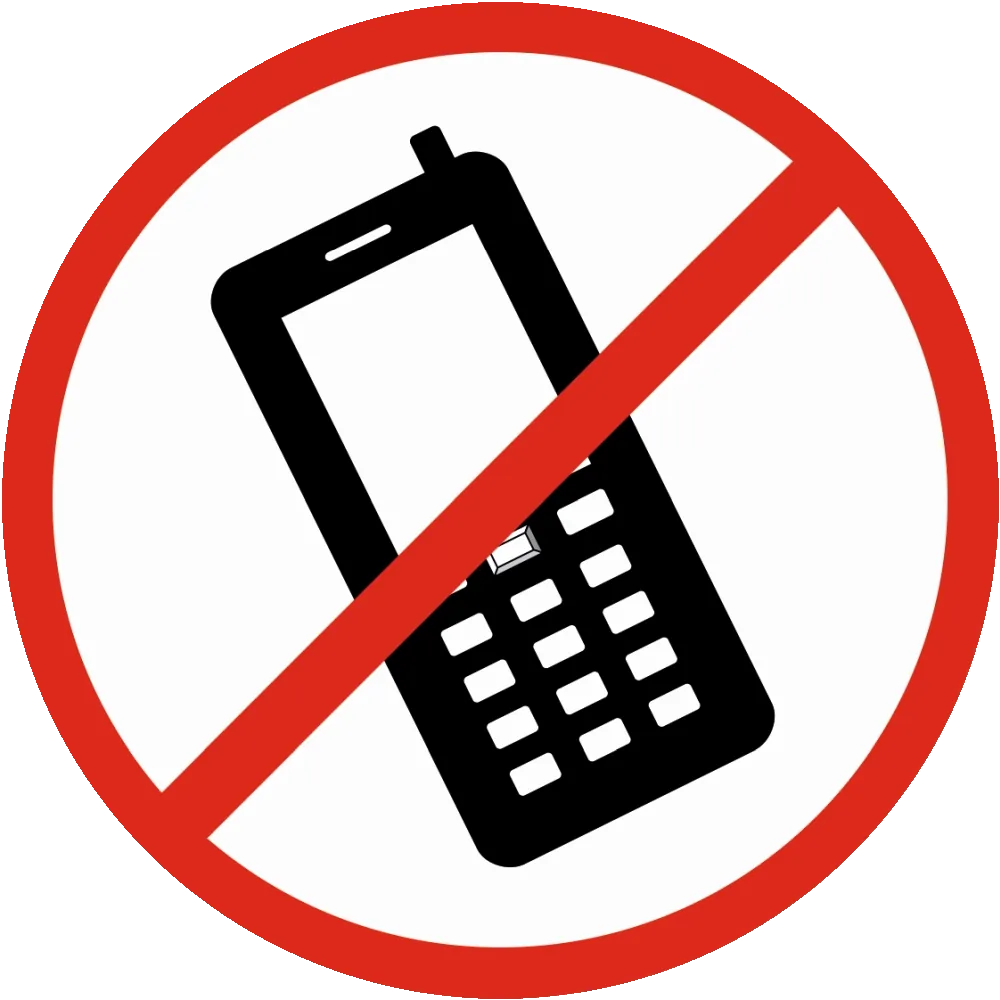 Business Aufkleber · Handy verboten!