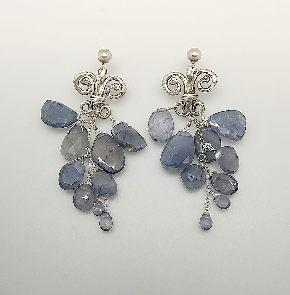 Iolite Earrings