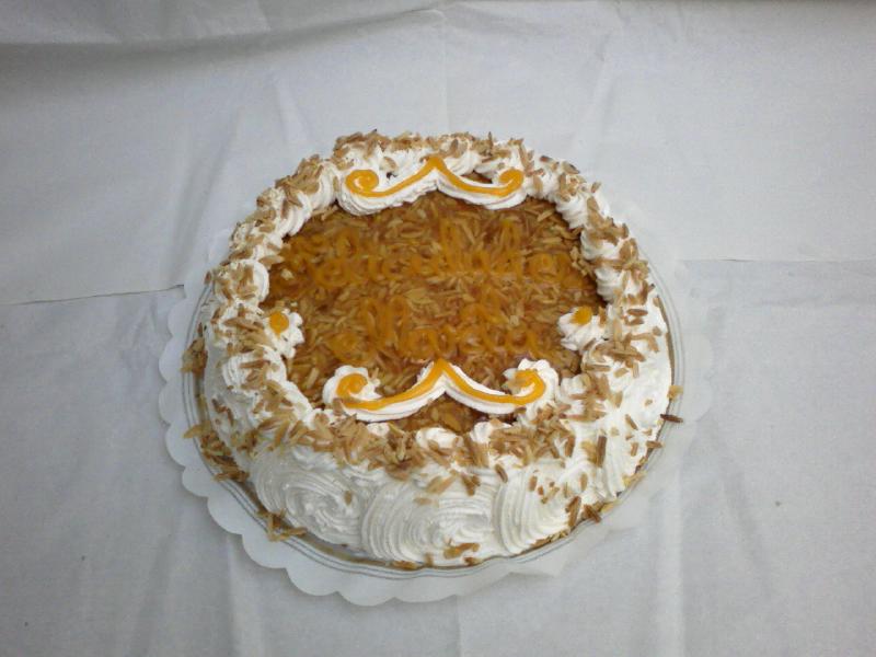 Tarta de almendra.