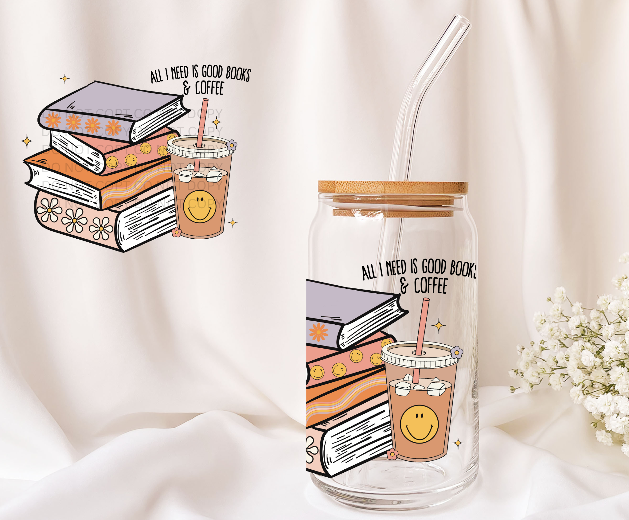 Good Books & Coffee DECAL