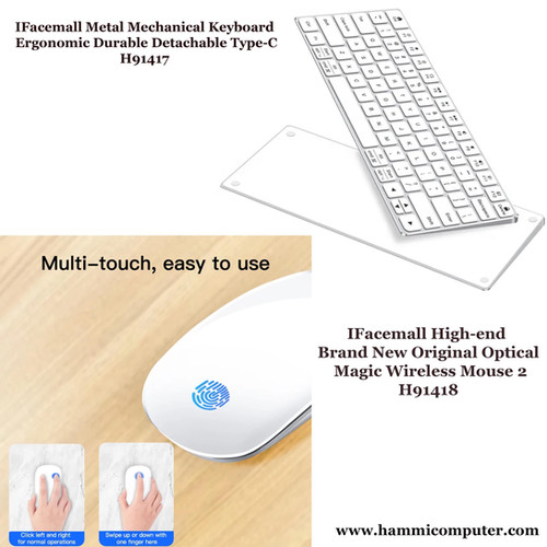 IFacemall Metal Mechanical Keyboard & IFacemall Magic Wireless