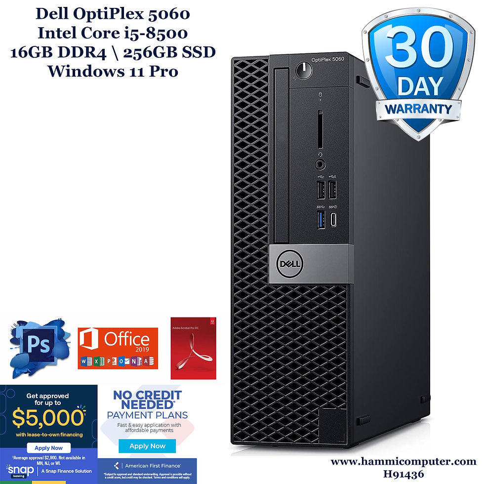 Dell OptiPlex 5060, Intel Core i5-8500, 16GB, 256GB SSD "H91436"