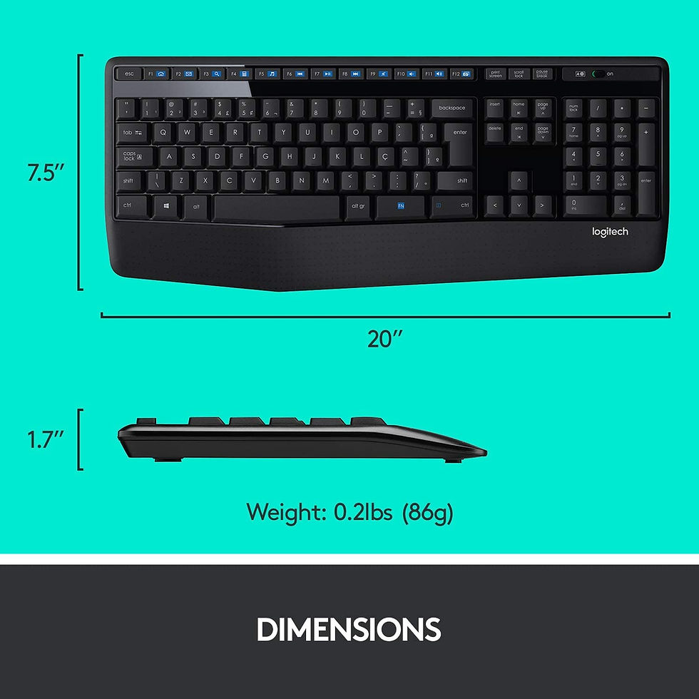 Thumbnail: Logitech MK345 Wireless Combo Keyboard and Mouse