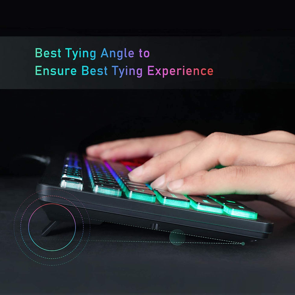 Thumbnail: Wired Backlit Keyboard, seenda Slim USB Illuminated