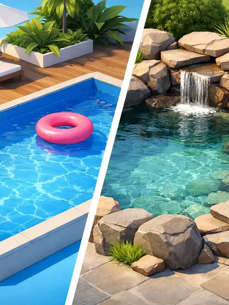 Liner ou bassin minéral: que choisir ?