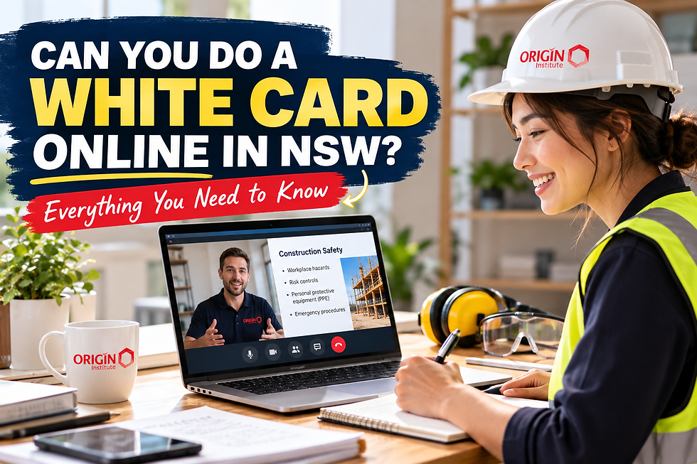Can You Do a White Card Online in NSW? Everything You Need to Know