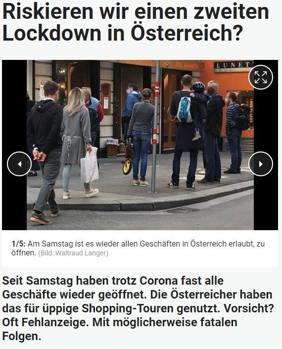 Unique research Umfrage HEUTE Frage der Woche Furcht vor Corona online artikel