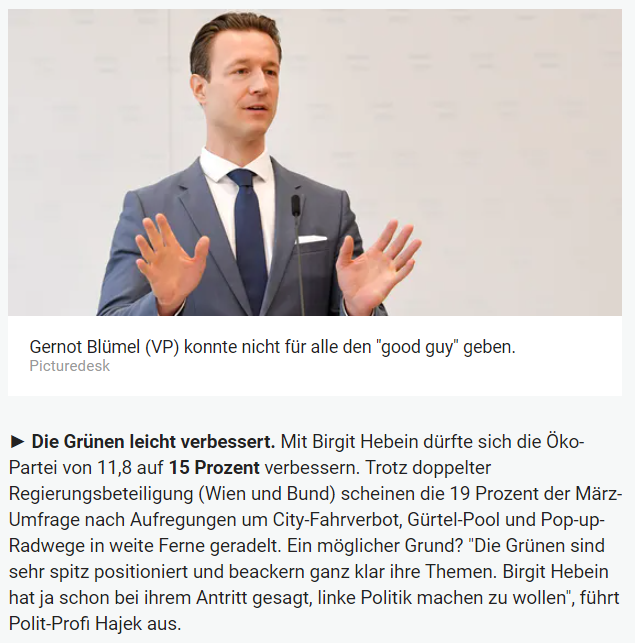 Unique research Umfrage für HEUTE und ATV zur Wien-Wahl Online Artikel
