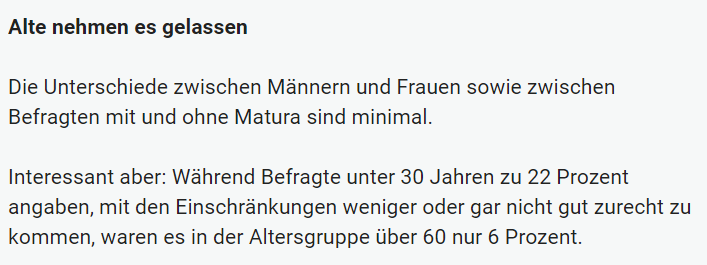Unique research Umfrage HEUTE Frage der Woche josef kalina peter hajek einschraenkungen durch corona im alltag online artikel heute