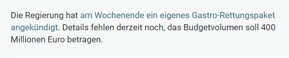 Unique research Umfrage HEUTE Frage der Woche Oeffnung der Gastronomie online artikel