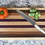 Thumbnail: Custom Edge Grain Cutting Board - Black Walnut, Hard Maple, Cherry, Purple Heart