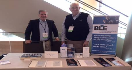 Phil and Joe in Dallas promoting BLE at the 2016 Faith @ Work Conference