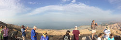 Overlooking the Sea of Galilee