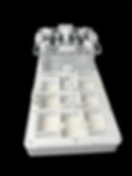 Белая муравьиная ферма ANTMART Apex White Б 220х110мм со сплошным гипсом