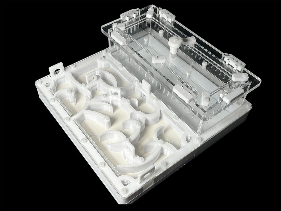 Миниатюра: Просторная арена высотой 80 мм с двойной защитной крышкой и надежными задвижками.