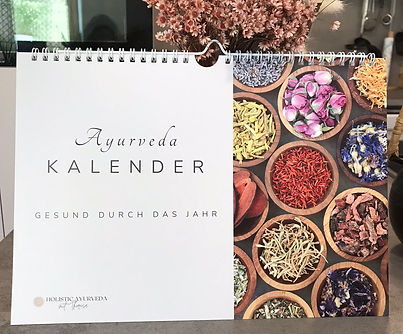 Ayurveda Kalender - Gesund durch das Jahr - von holistic Ayurveda mit Theresa