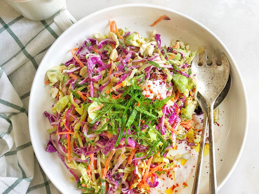 Coleslaw with Yogurt & "Ayran" Dressing