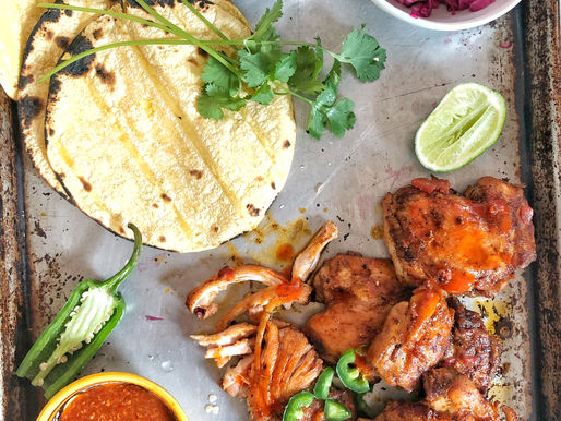 20 Minutes Braised Chicken Tacos